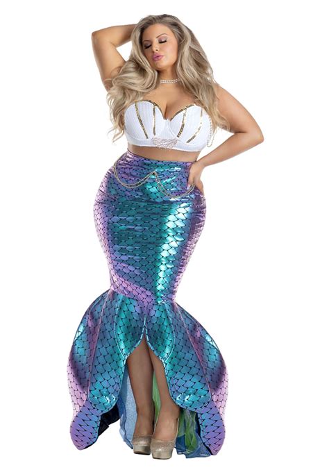 plus size mermaid costume for adults